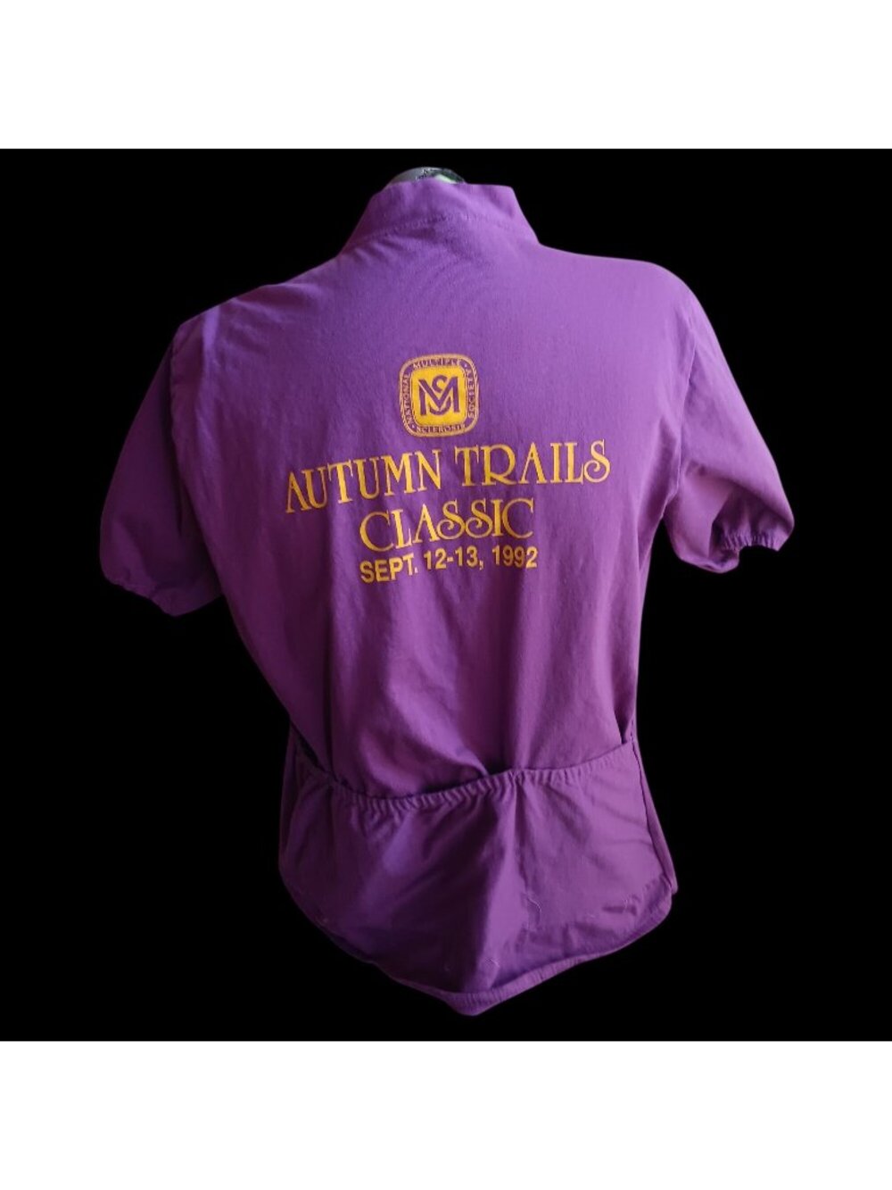 Mens Cycling Jersey Large Vintage Cycling Jersey LARGE 1992 MX RACE PURPLE